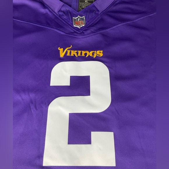 Justin Jefferson Nike On Field Minnesota Vikings Mens XL Purple NFL Jersey - Picture 4 of 13